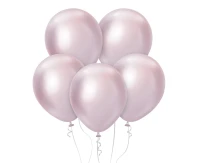 Balony Kalisan 18", (mirror pink gold) mirror różowo-złote, 25szt.