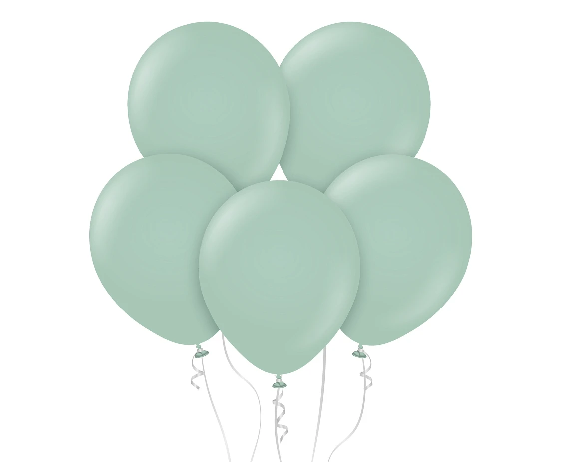 Balony Kalisan 18", (retro winter green) retro zimowe zielone, 25szt.