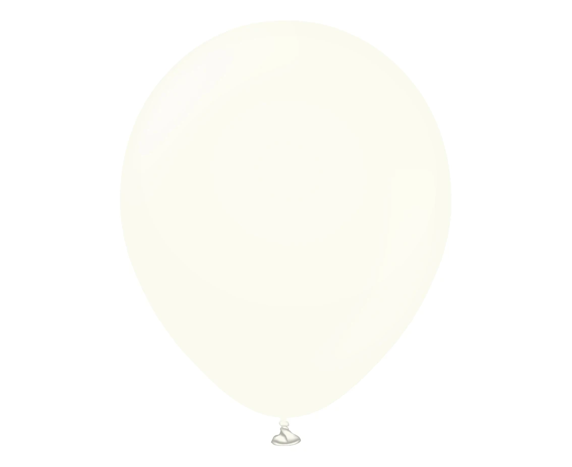 Balony Kalisan 18", (retro white) retro białe, 25szt.