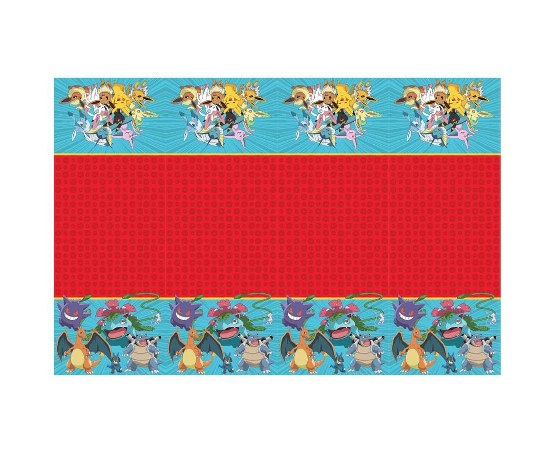 Obrus plastikowy Pokemon, 120x180 cm