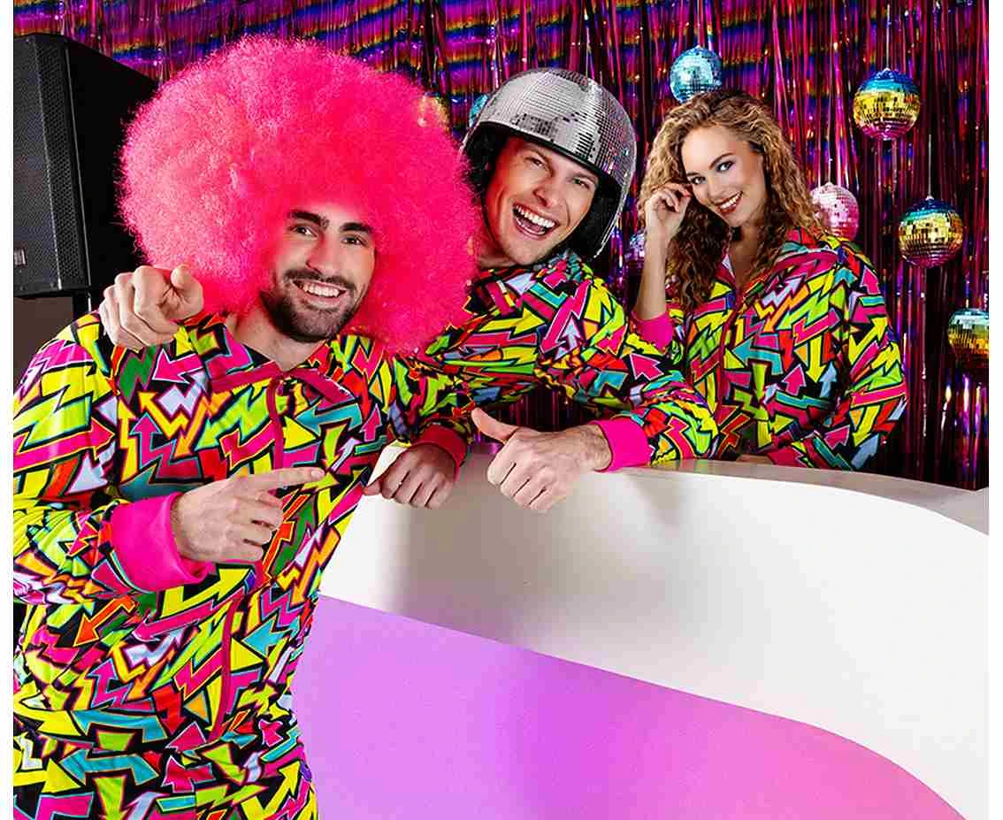 Peruka Sugar neonowo-różowa