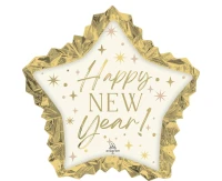 Balon foliowy SuperShapeXL Golden Soiree New Year Star KK