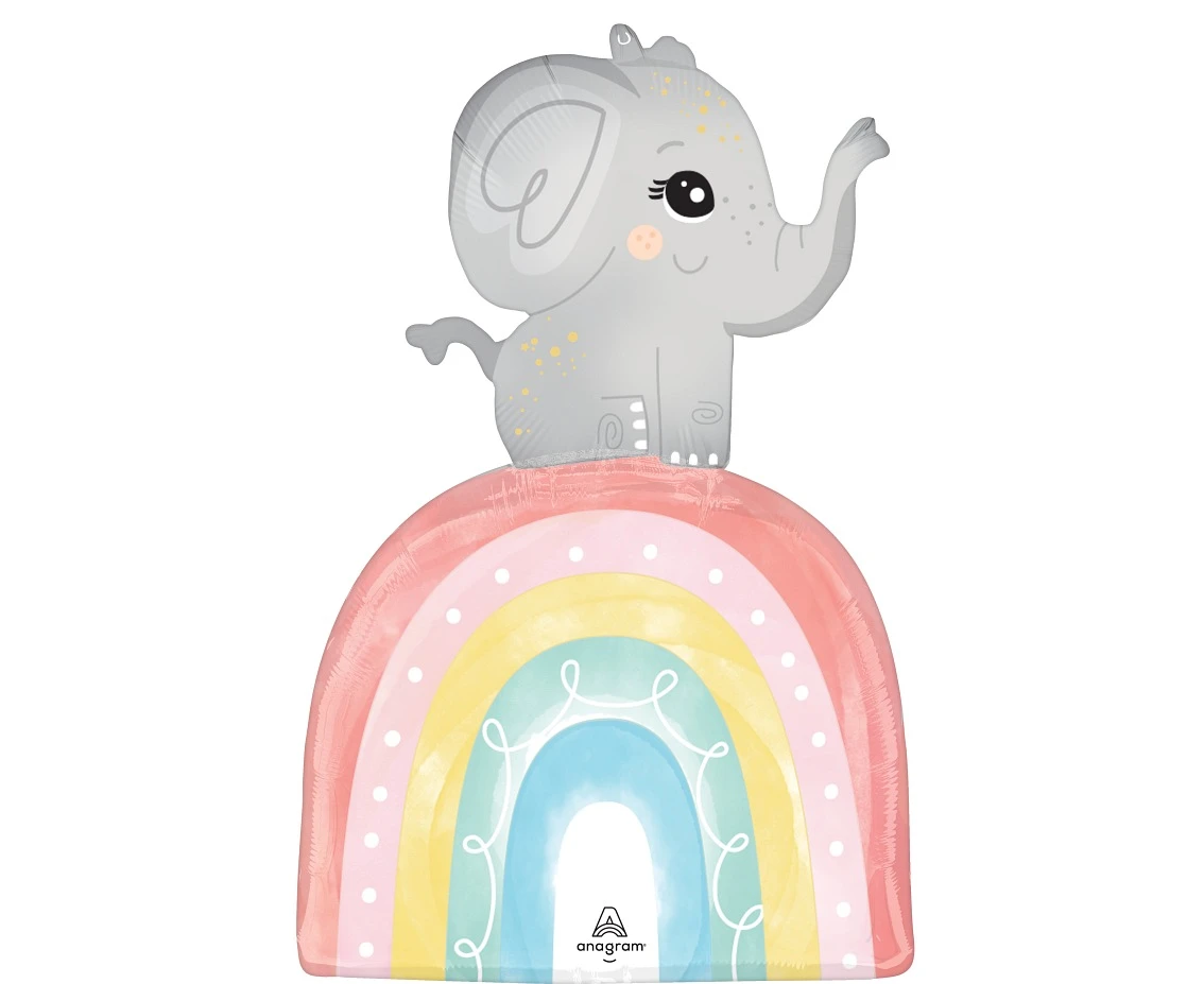 Balon foliowy SuperShape  Satin Baby Elephant KK