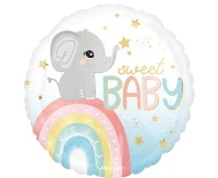 Balon foliowy Standard Satin XL  Satin Baby Elephant KK