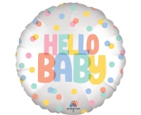 Balon foliowy Standard Satin XL  Satin Modern Baby KK
