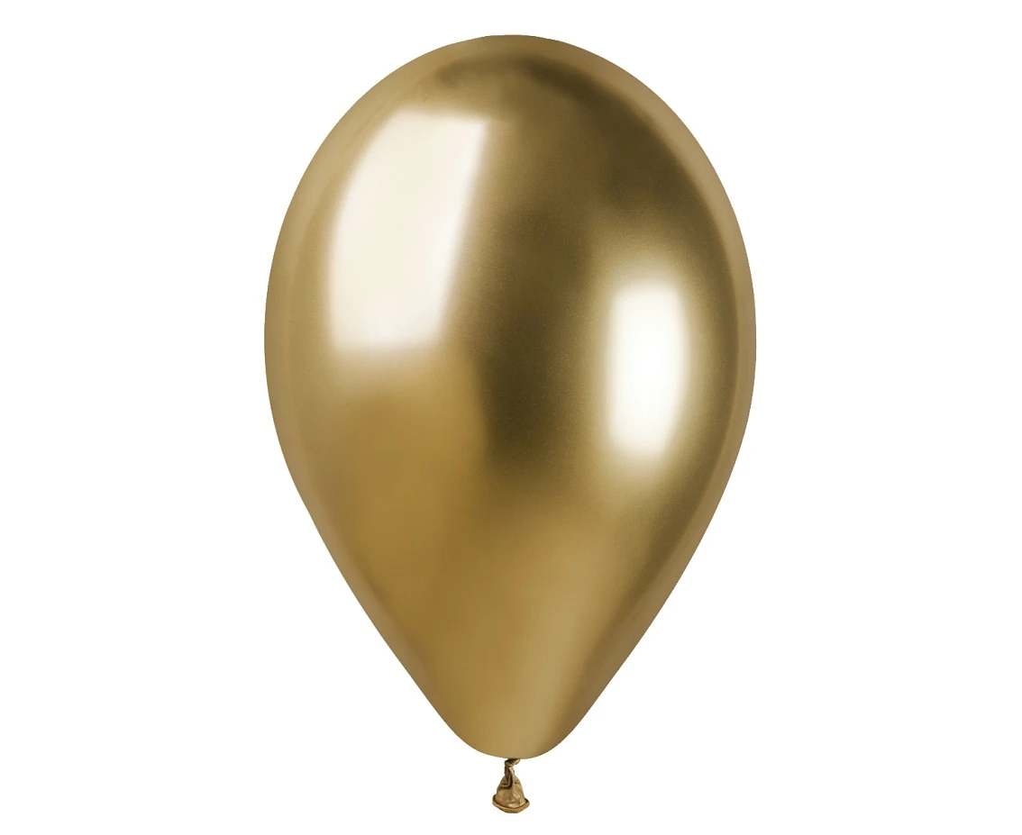 Balony Gemar 13", shiny złote, 5szt.