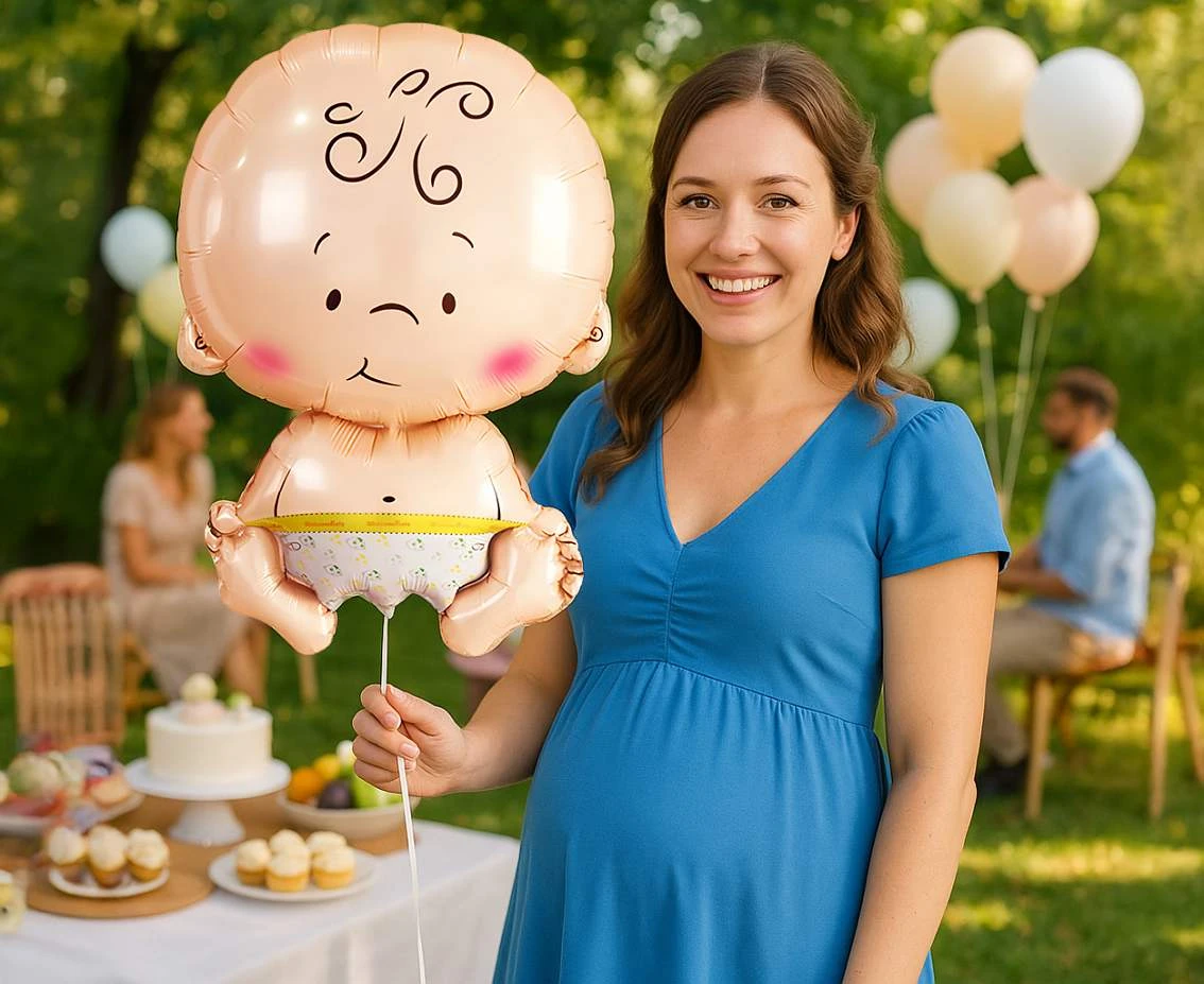 Balon foliowy Baby boy, 37x55cm