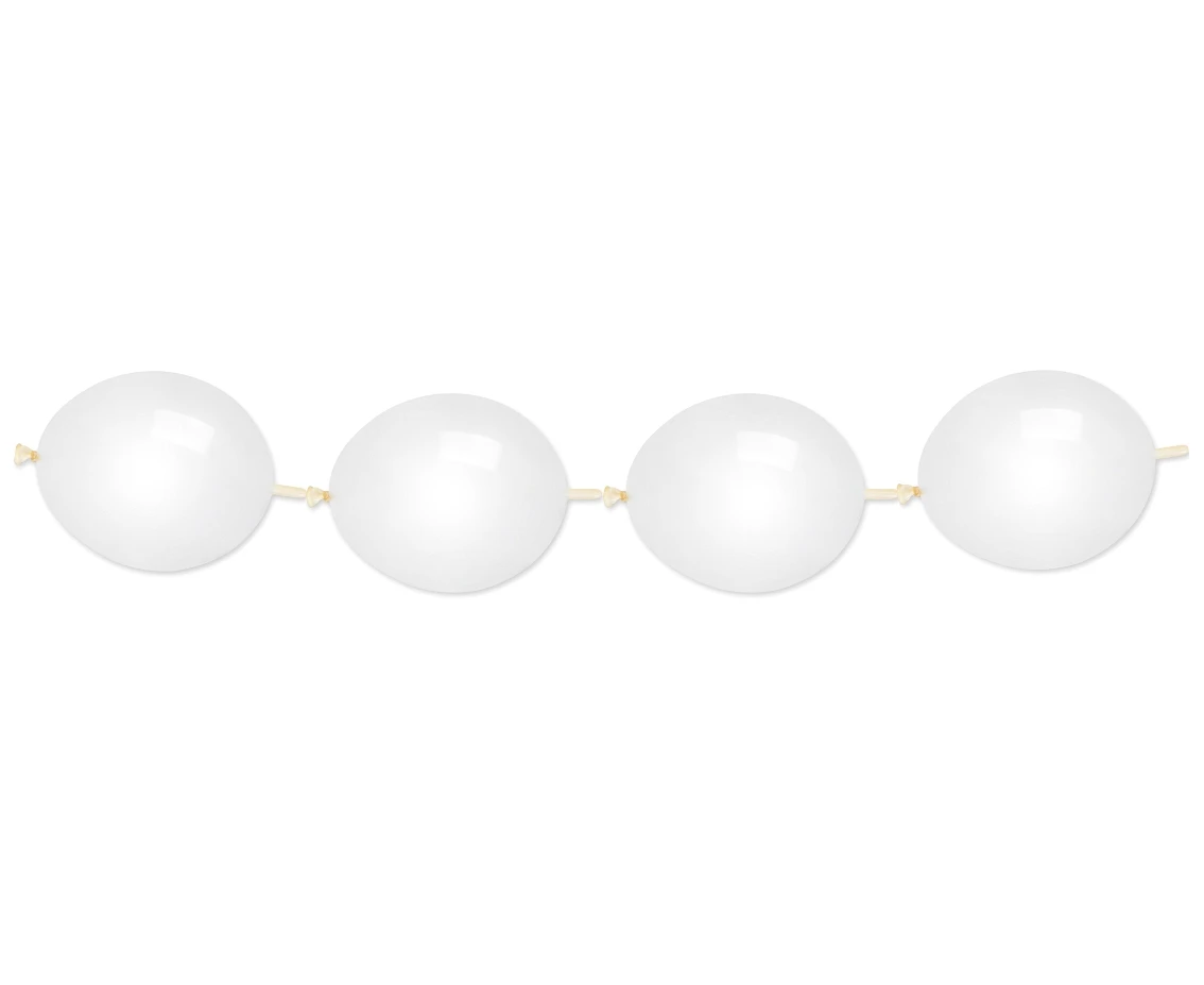 Balony gemar 6", pastel do girland transparentne, 100szt. KK