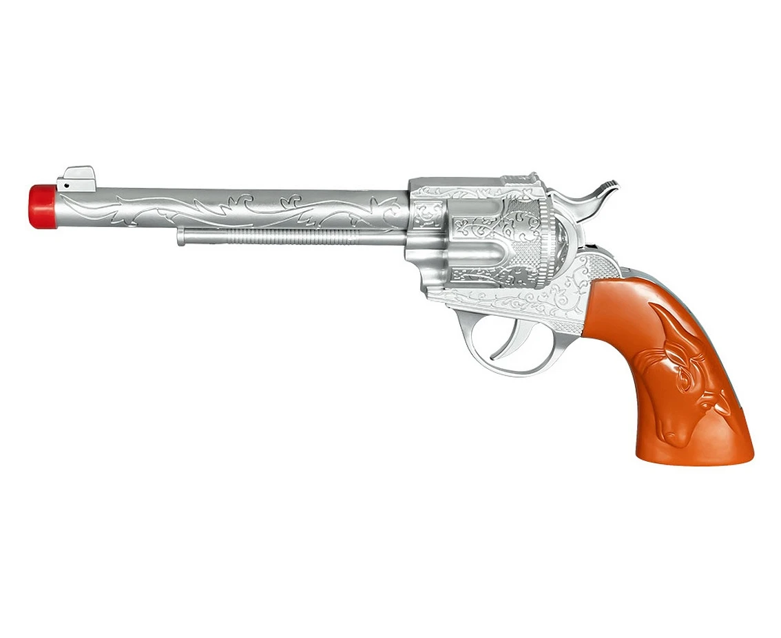 Zestaw Kowboj (zabawkowy pistolet 30 cm, pas 120 cm i kabura)
