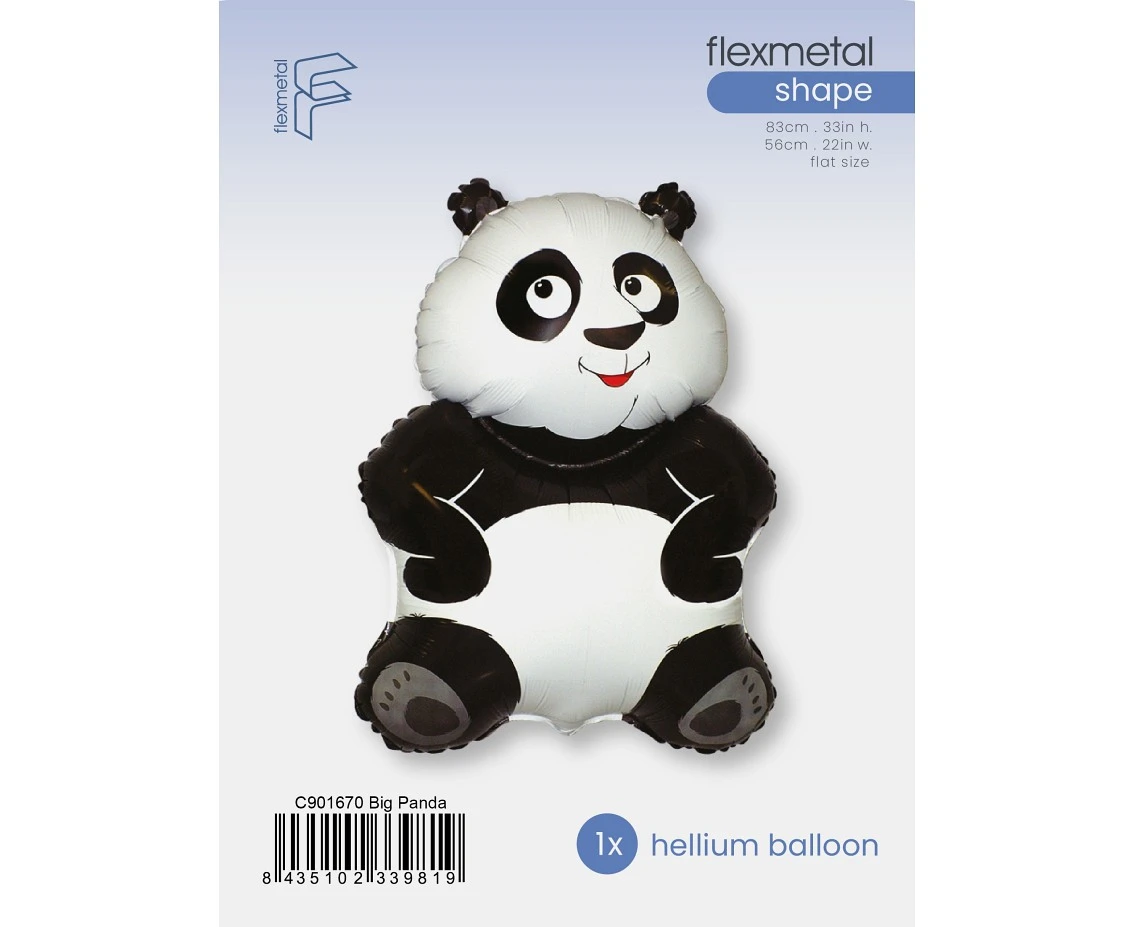 Balon foliowy 24" FX - Miś Panda, pakowany