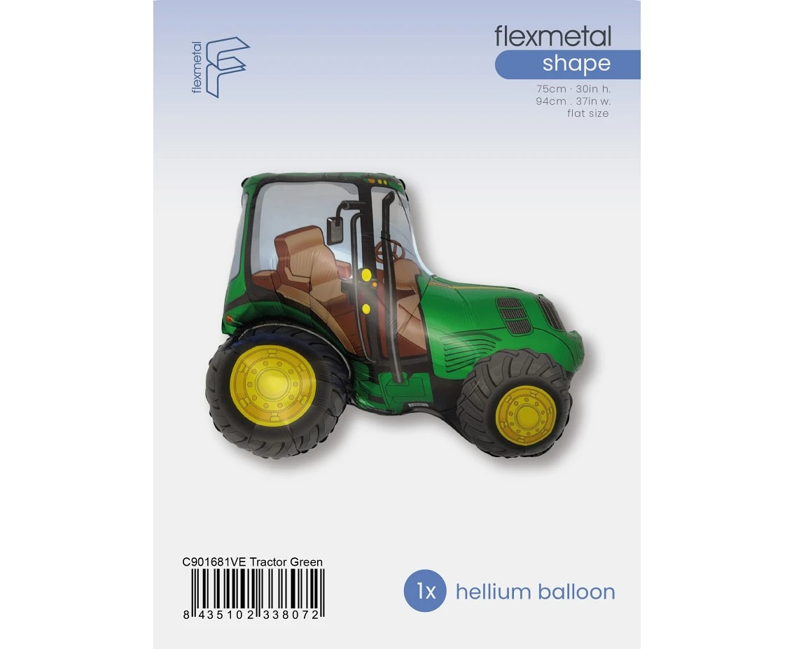 Balon foliowy 24" FX - "Traktor" (zielony), pakowany
