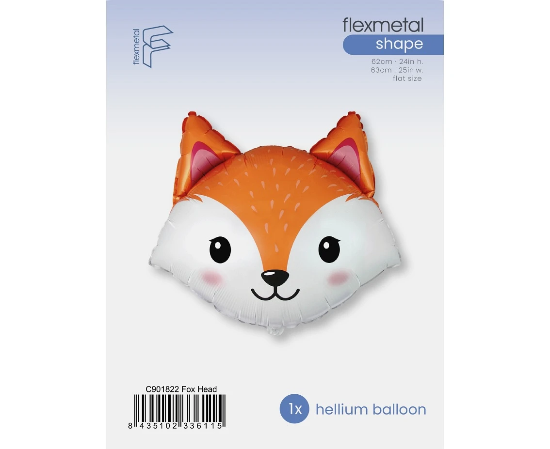 Balon foliowy 24" FX - Lisek, pakowany
