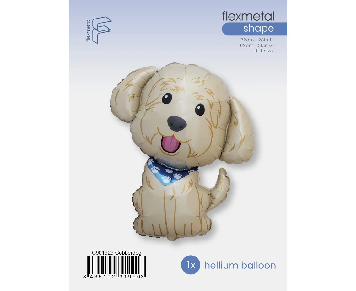 Balon foliowy 24" FX - Pies Cobberdog, pakowany