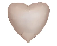 Balon foliowy 18" FX - Serce (matowe Starlight Gold), pakowany
