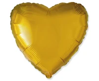 Balon foliowy 18" FX - Serce (złote), pakowany