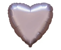 Balon foliowy 18" FX - Serce (satynowy pieczarkowy), pakowany