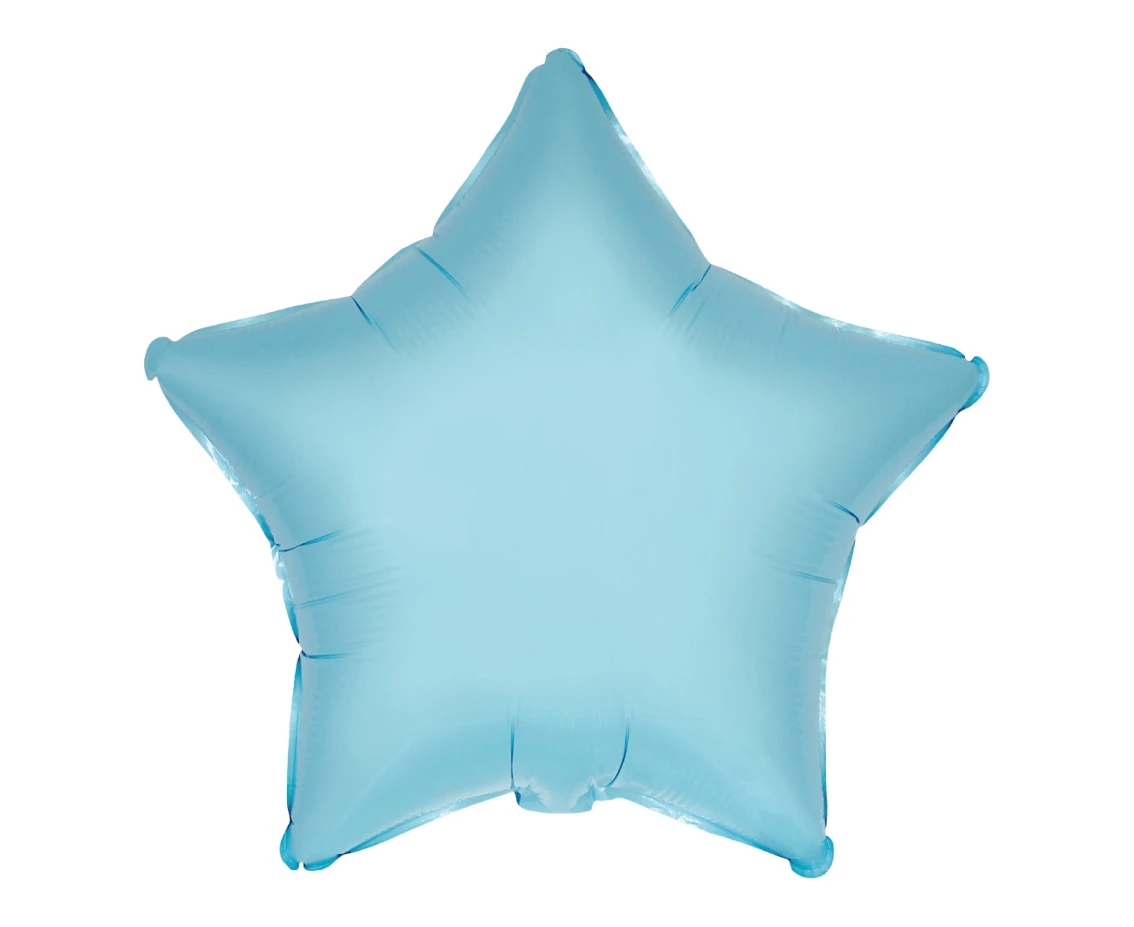 Balon foliowy 18" FX - Gwiazda (niebieska), pakowany