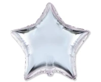 Balon foliowy 18" FX - Gwiazda (srebrna), pakowany