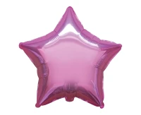 Balon foliowy 18" FX - Gwiazda (j. różowa), pakowany