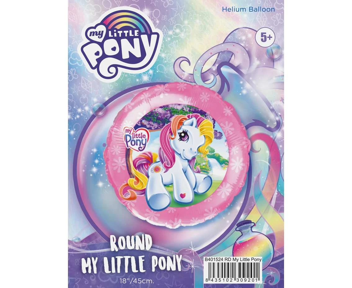 Balon foliowy 18" FX - Pony (okrągły), pakowany