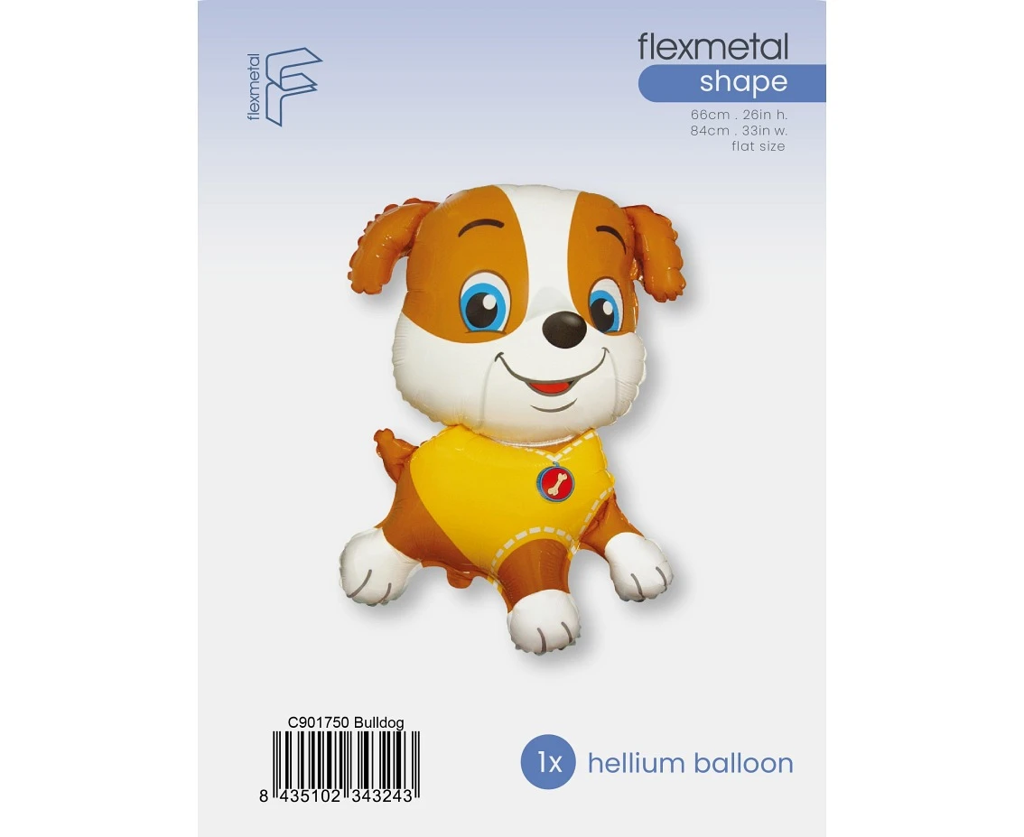 Balon foliowy 24" FX - Bulldog, pakowany