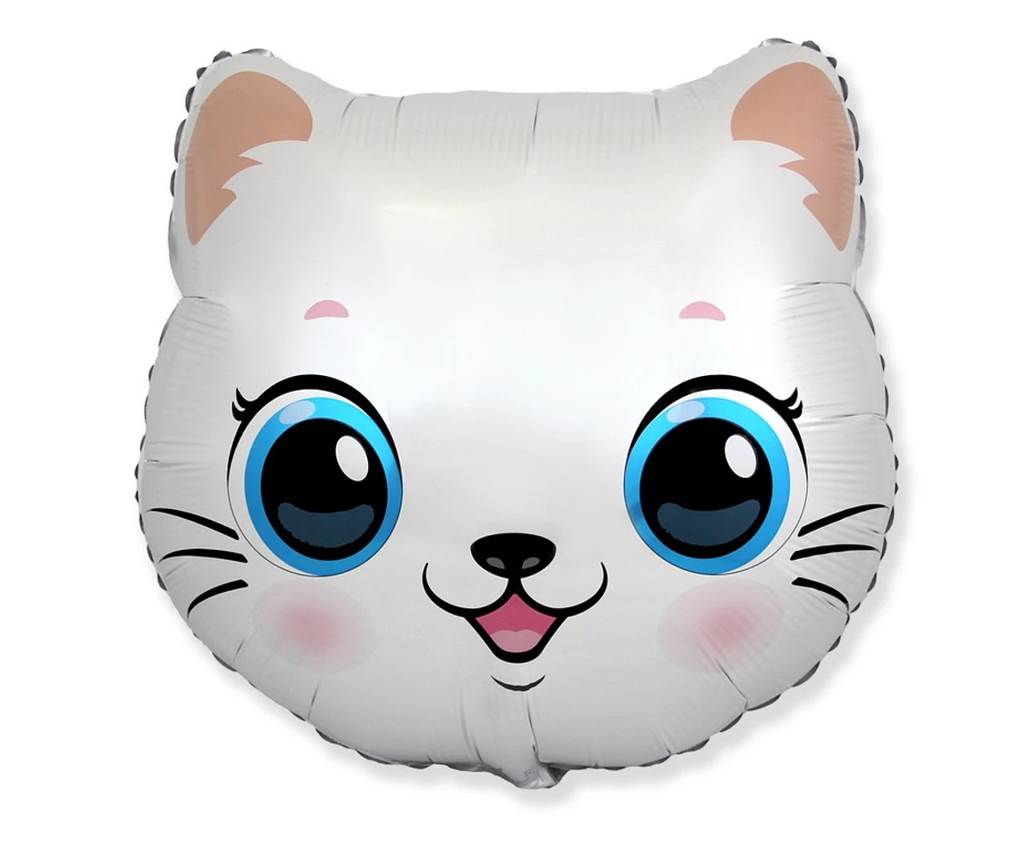 Balon foliowy 24" FX - Kotek (głowa), pakowany
