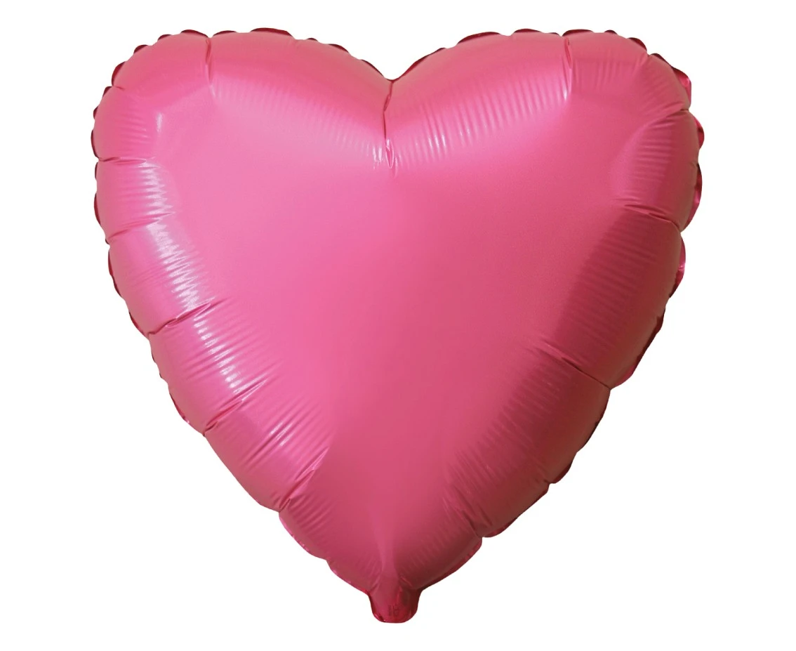 Balon foliowy 18" FX - Serce (pastel czerwony), pakowany
