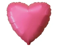 Balon foliowy 18" FX - Serce (pastel czerwony), pakowany