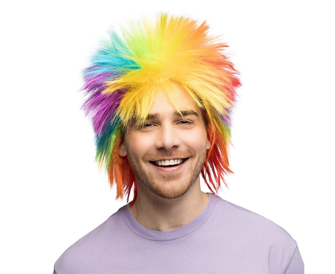 Peruka Punky rainbow