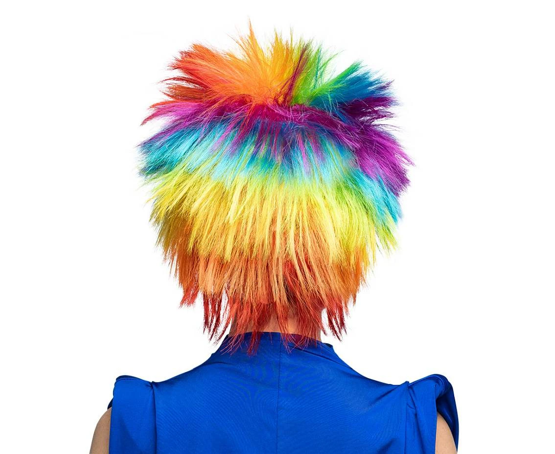 Peruka Punky rainbow