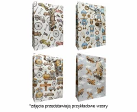 Torebka prezentowa A4 Chłopięcy mix 26x32x10 cm. mix, 1 szt. KK