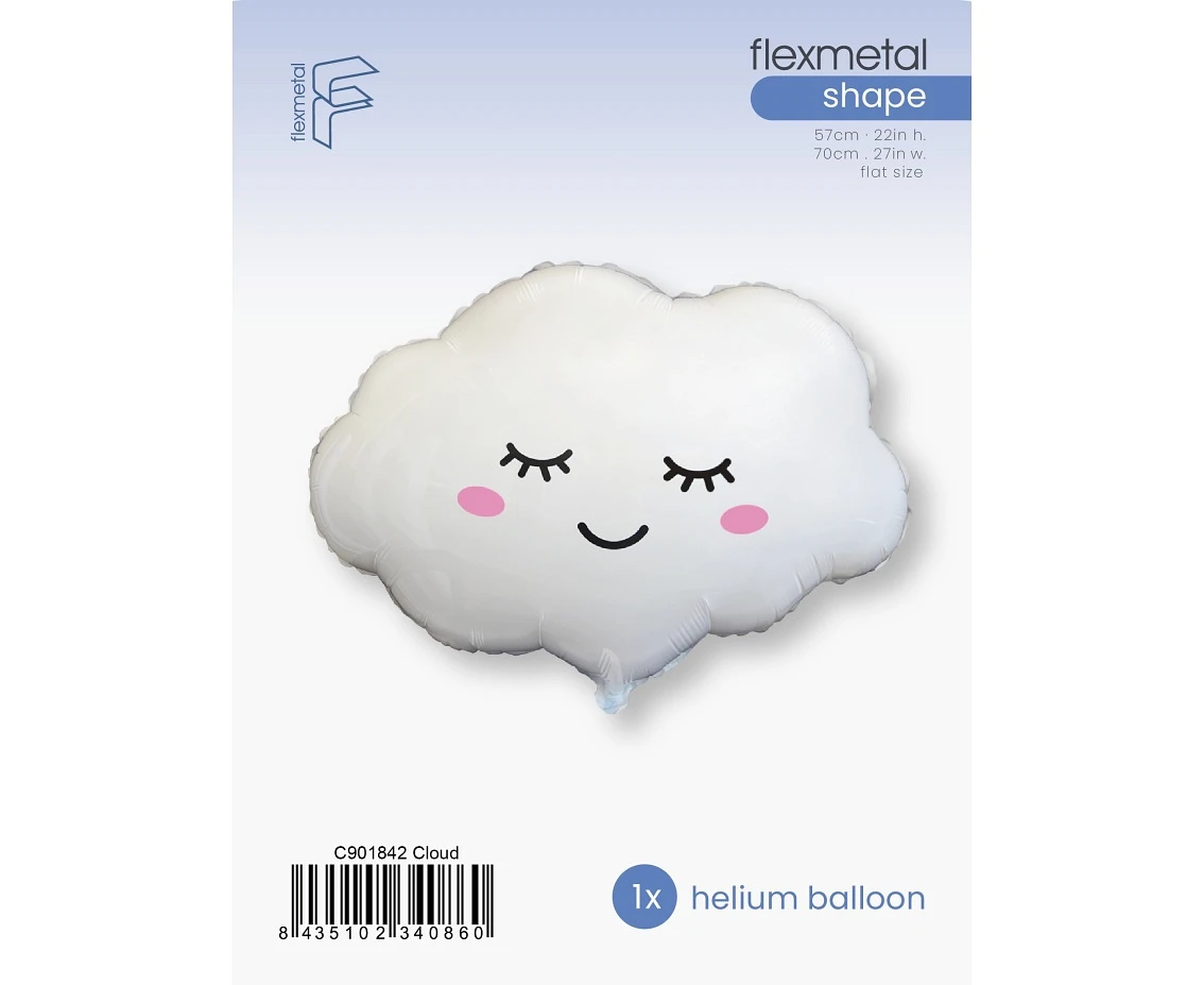 Balon foliowy 24 " FX - Chmurka, pakowany