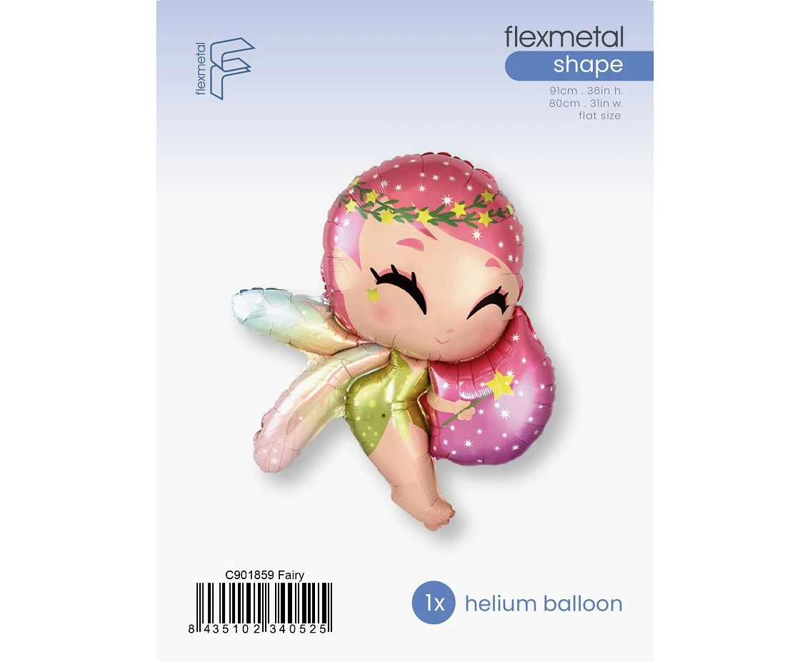Balon foliowy 24" FX - Wróżka, pakowany