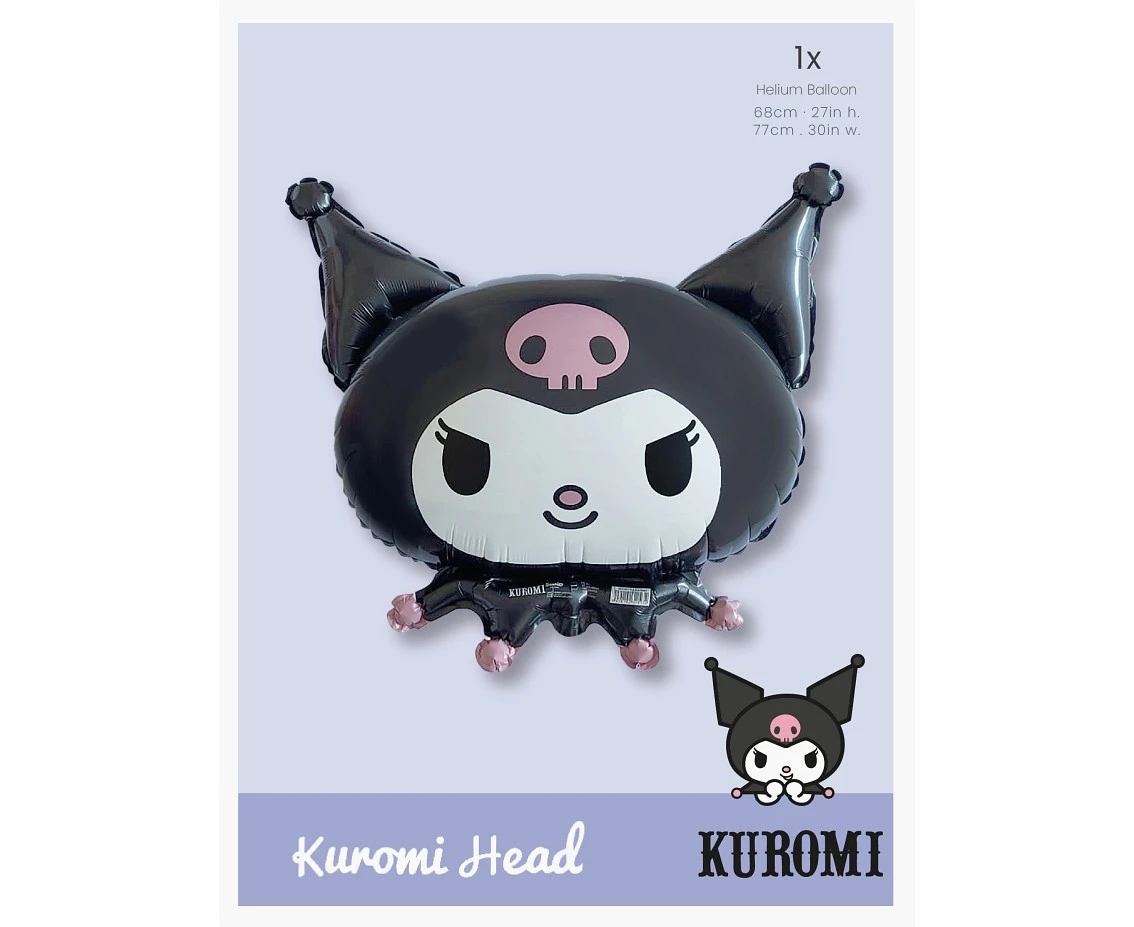 Balon foliowy 24" FX - Kuromi, pakowany
