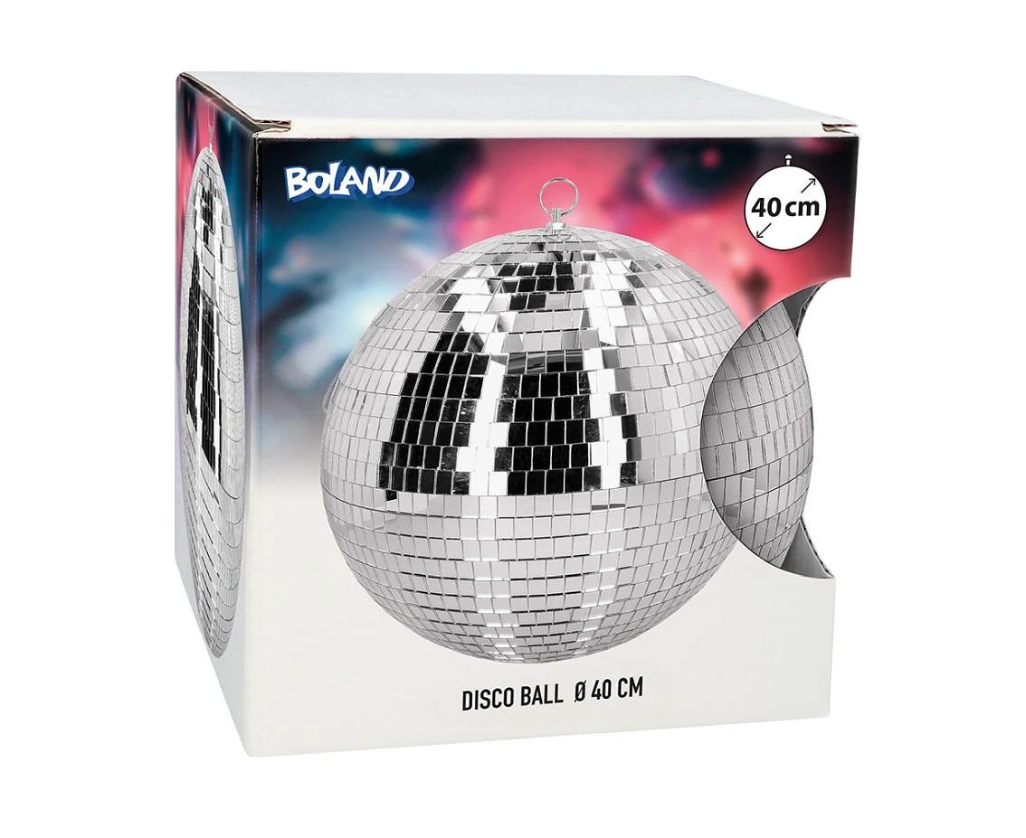 Kula disco srebrna (40 cm)