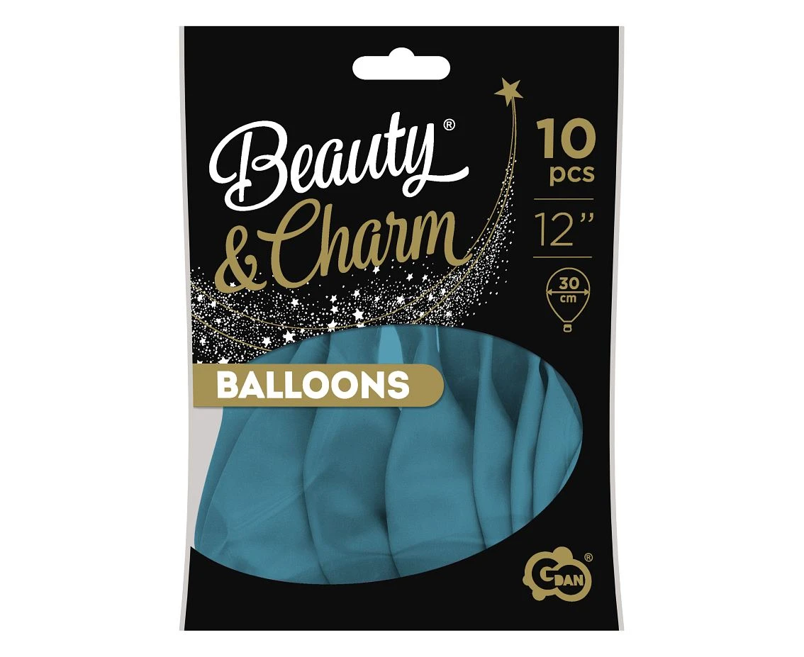 Balony B&C 12", pastel oceaniczny błękit, 10szt.