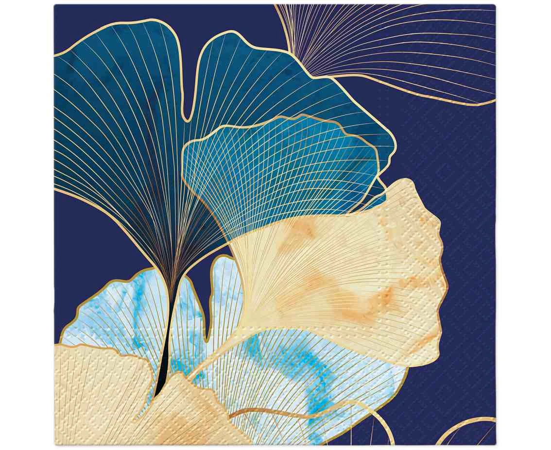 Serwetki Kwiaty Ginko 33x33 cm / 20 szt.