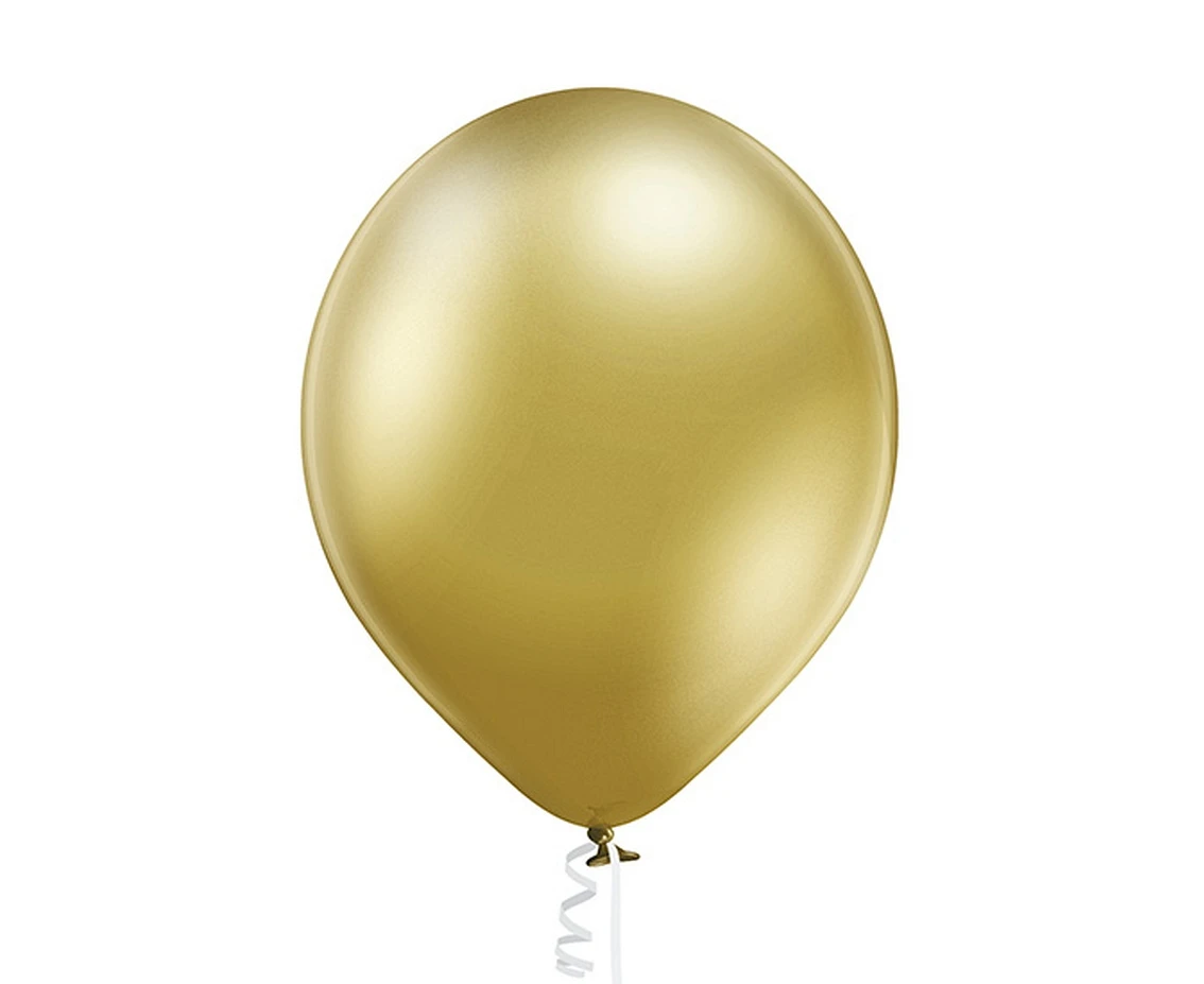 Balony Belbal 17", B150-600, (glossy gold) glossy złote, 25szt.