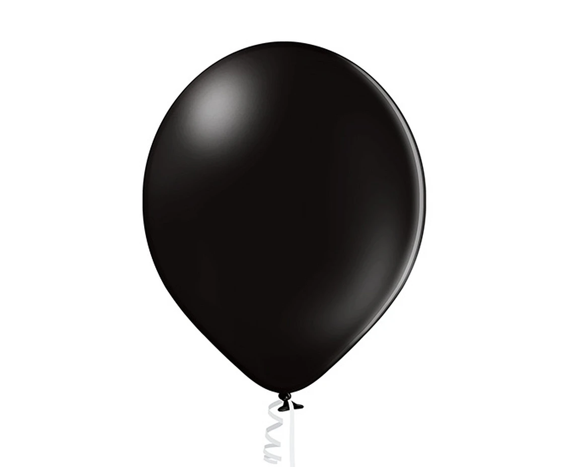 Balony Belbal 17", B150-025, (black) czarne, 25szt.