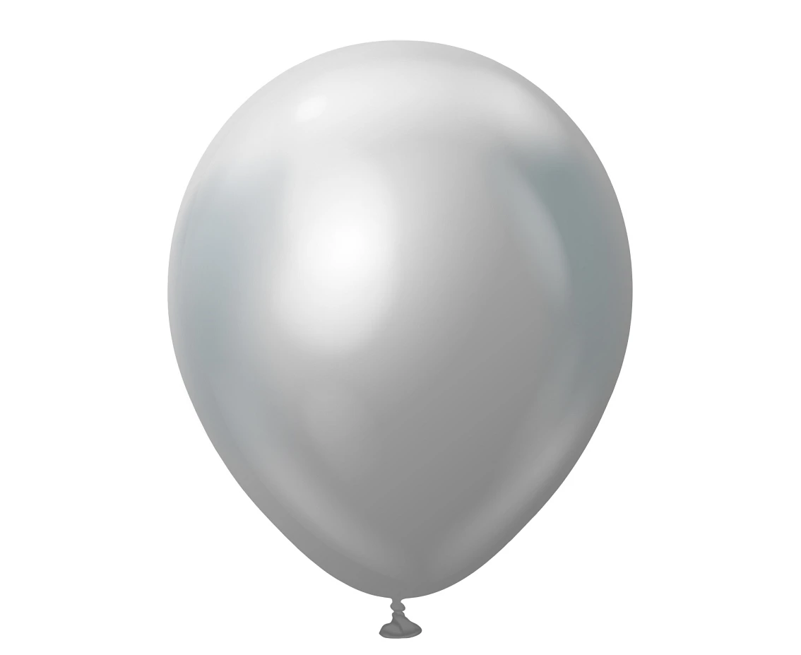 Balony Kalisan 18", (mirror silver) Mirror silver, 25 szt.