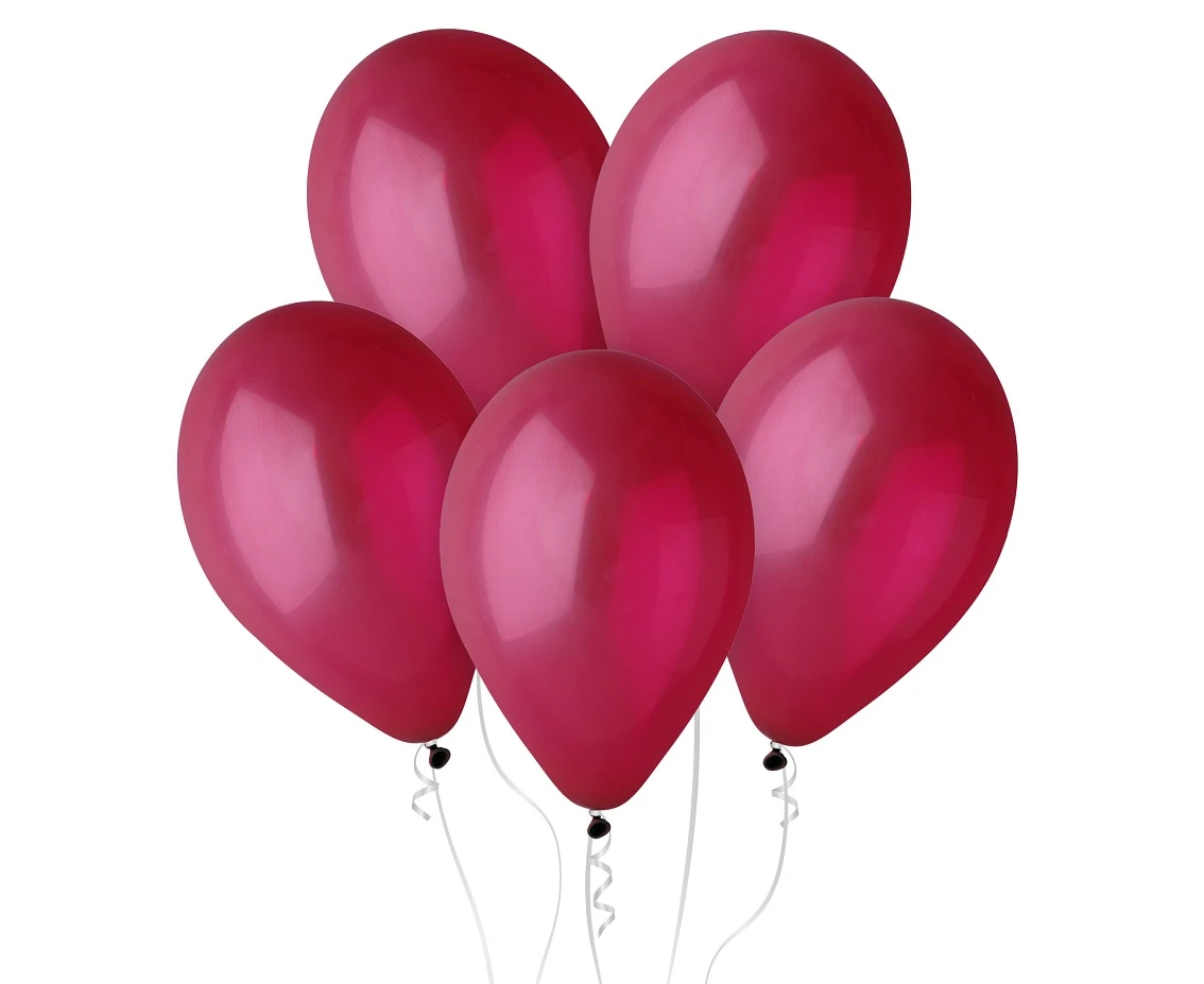 Balony Gemar 13", pastel bordowe, 50szt.