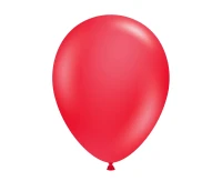 Balony Tuftex 11", (red) pastel czerwone, 100 szt.