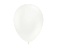 Balony Tuftex 11", (white) pastel białe, 100 szt.