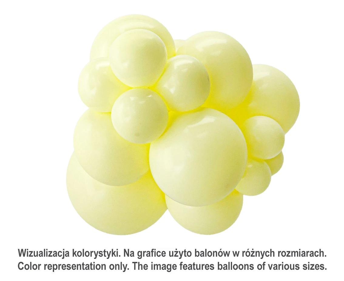 Balony Tuftex 11", (lemonade) pastel lemoniada, 100 szt.