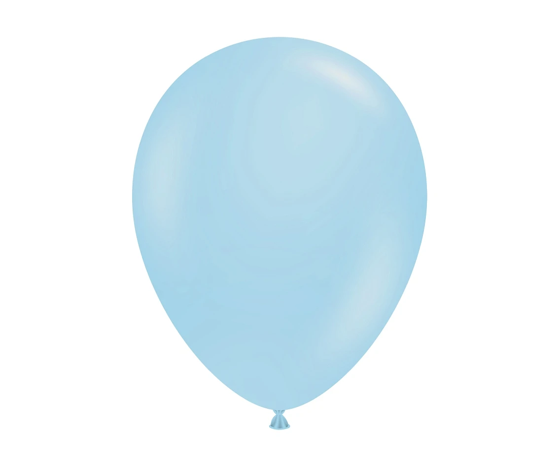 Balony Tuftex 11", (monet) pastel błękitne, 100 szt.
