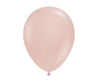 Balony Tuftex 11", (cameo) pastel pudroworóżowe, 100 szt.