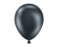 Balony Tuftex 5", (shadow) metalik czarne, 50 szt.