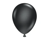 Balony Tuftex 5", (black) pastel czarne, 50 szt.
