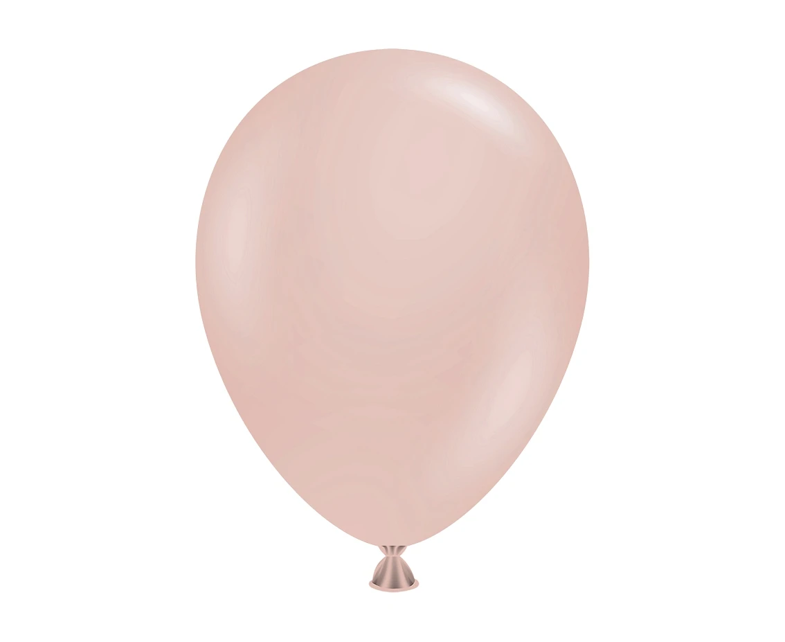 Balony Tuftex 5", (pastel cameo) pastel pudroworóżowe, 50 szt.