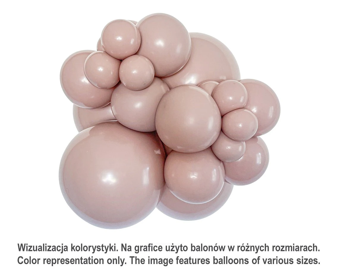 Balony Tuftex 17", (pastel malted) pastel kaszmirowe, 25 szt.